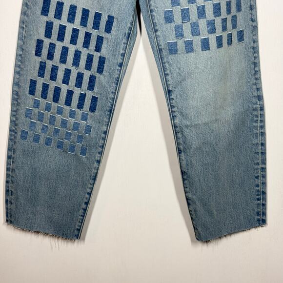NEW Levi’s Barrel Ankle Jeans Size 25 Blue Denim Made in Japan Relaxed High Rise - Picture 5 of 11